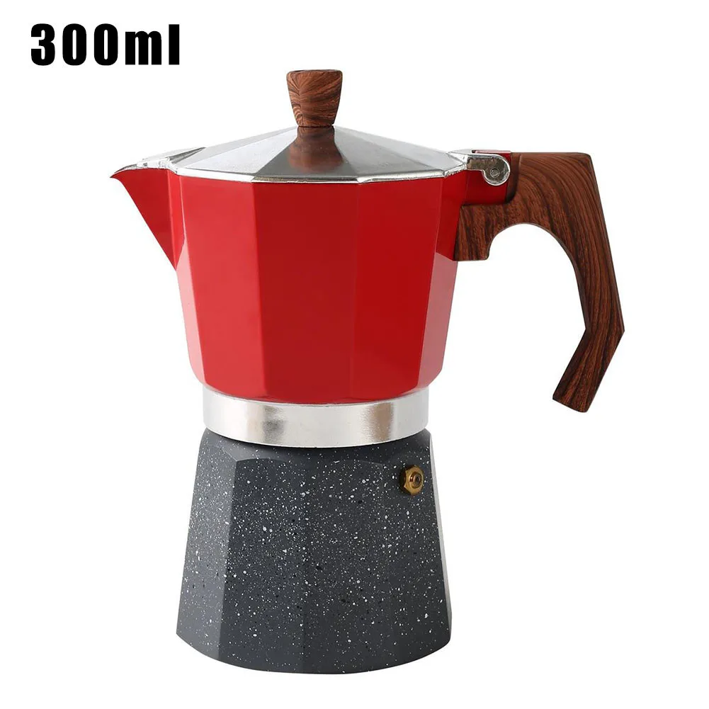 

150/300ML Household Mocha Coffee Pot Italian Battery Stove Heating Set Pumpkin Pot Series Kitchen Supplies