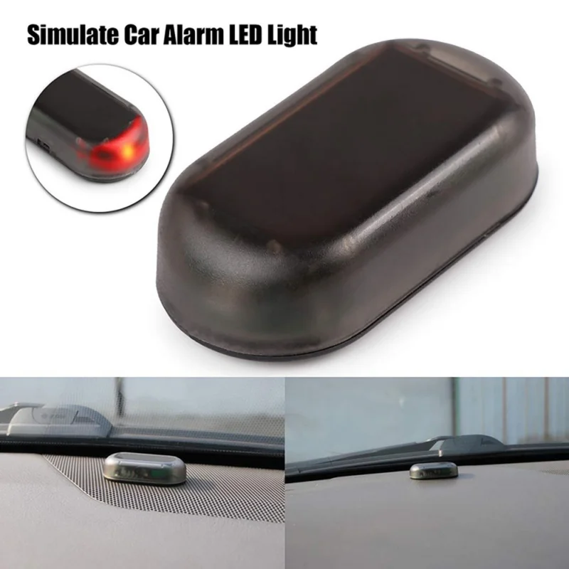 Car Solar Power Simulated Dummy Alarm Warning Anti-Theft LED Flashing Security Light | Автомобили и мотоциклы