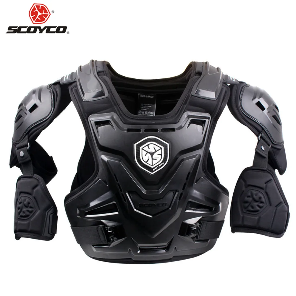 

SCOYCO Motorcycles Motocross Chest Back Protector Armour Vest Racing Protective Body Guard MX Armor ATV Guards Race CE Approved