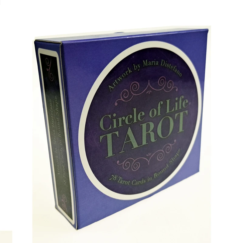 

Карты Таро-карты с 78 картами «Круг жизни», «Гана», «дружвечерние Тия», английская версия, настольная игра, гадания, судьба, карты Таро-карты