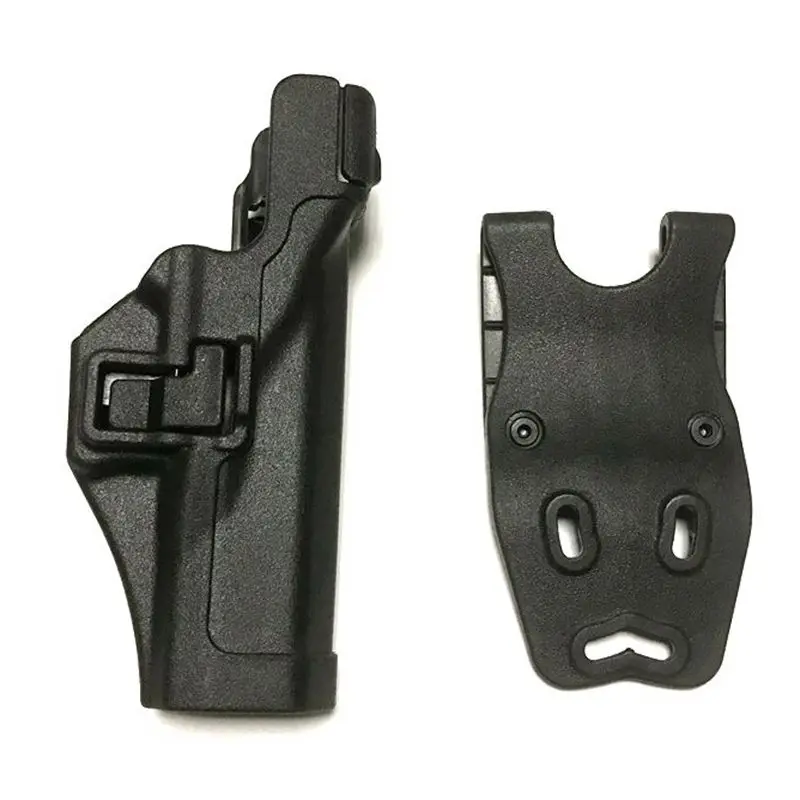 

Tactical Military for Glock Pistol holster Right Hand Waist Belt Gun Holster Black Color Available for Hunting Shooting
