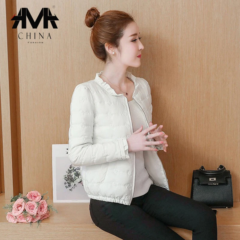 2019 корейские милые женские парки куртки на осень и зиму теплые плотные тонкие