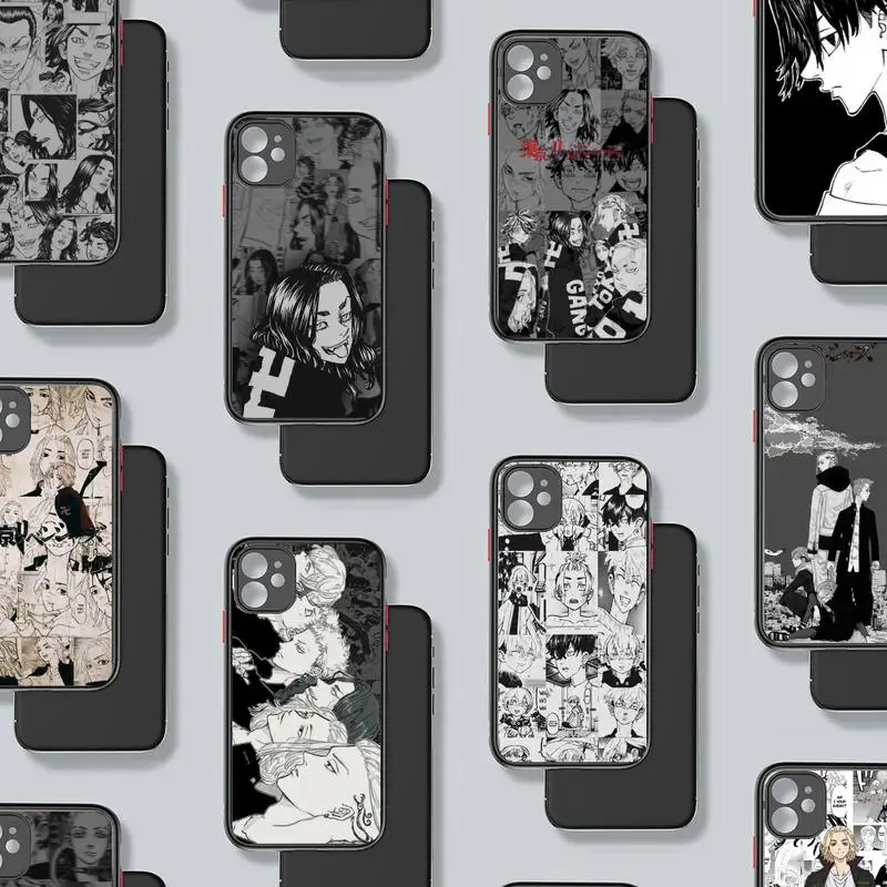 

manjiro sano Tokyo Avengers Revengers Phone Case matte transparent For iphone 7 8 11 12 plus mini x xs xr pro max cover