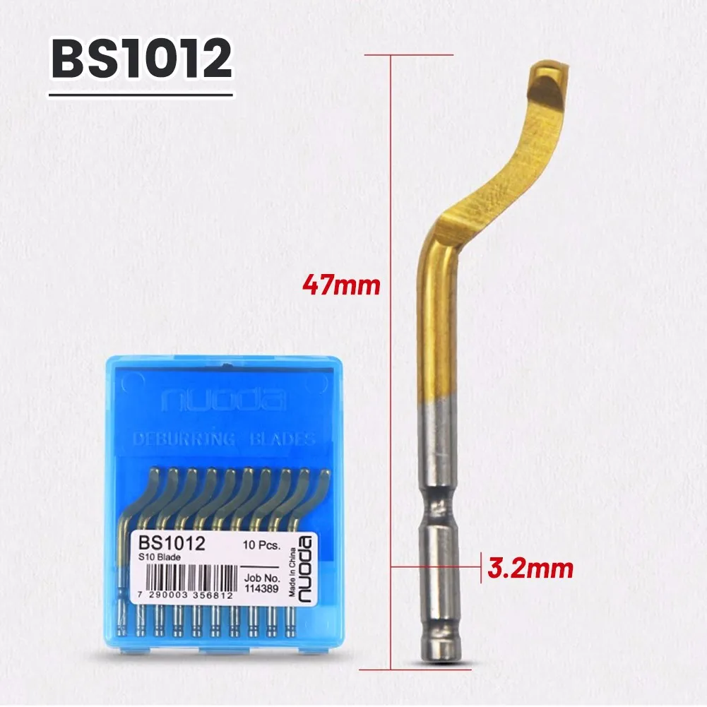 

Kit Deburring Blade Pack Replace Set Tool Tools Trimming Parts 10 Piece