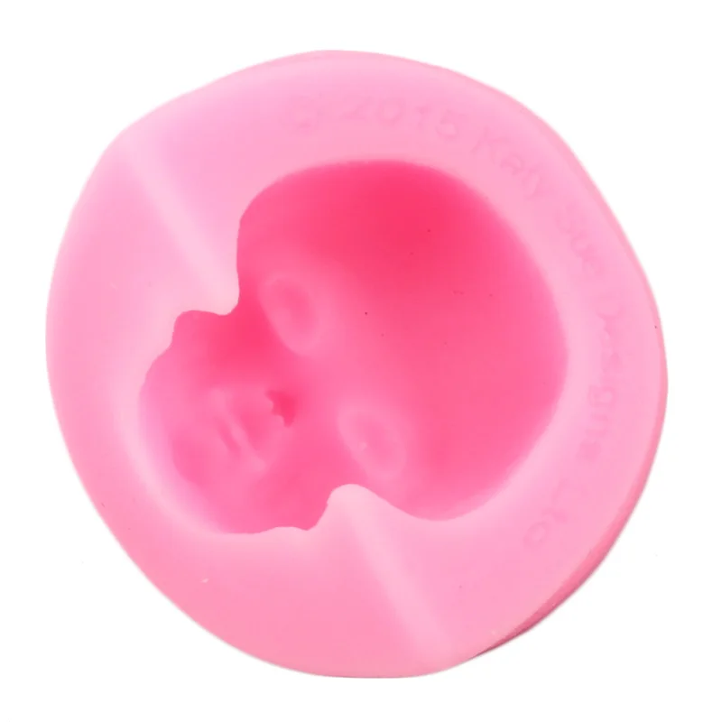 3D Baby Face Пособия по кулинарии Инструменты Силиконовые Формы Торт Шоколадные