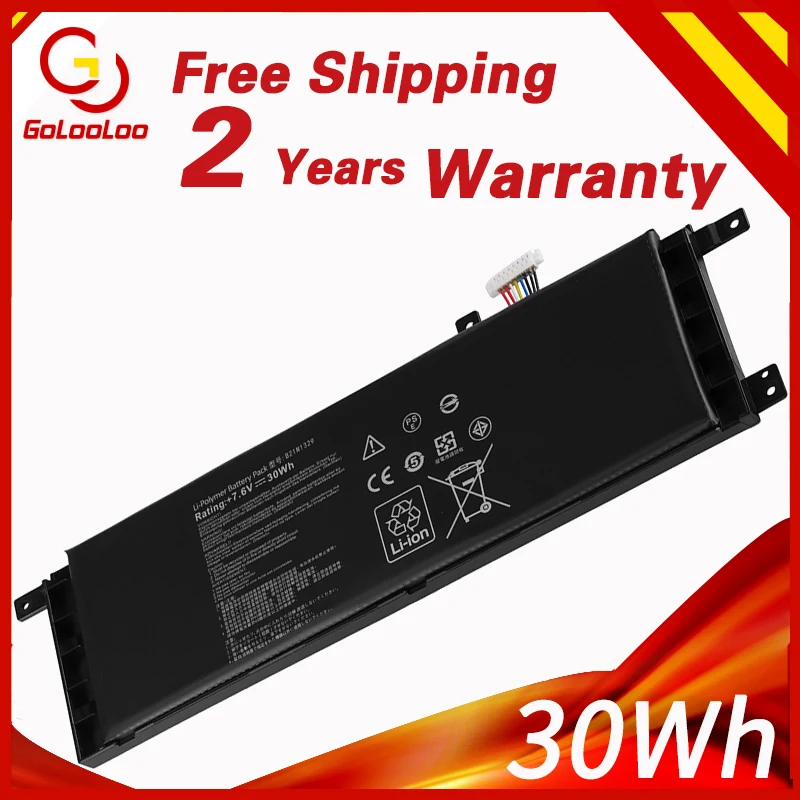 

Аккумулятор Golooloo 30Wh B21N1329 для Asus X403 X403M X403MA X503M X453 X453MA X553 X553M F453 F453MA F553M D553M P553 P553MA