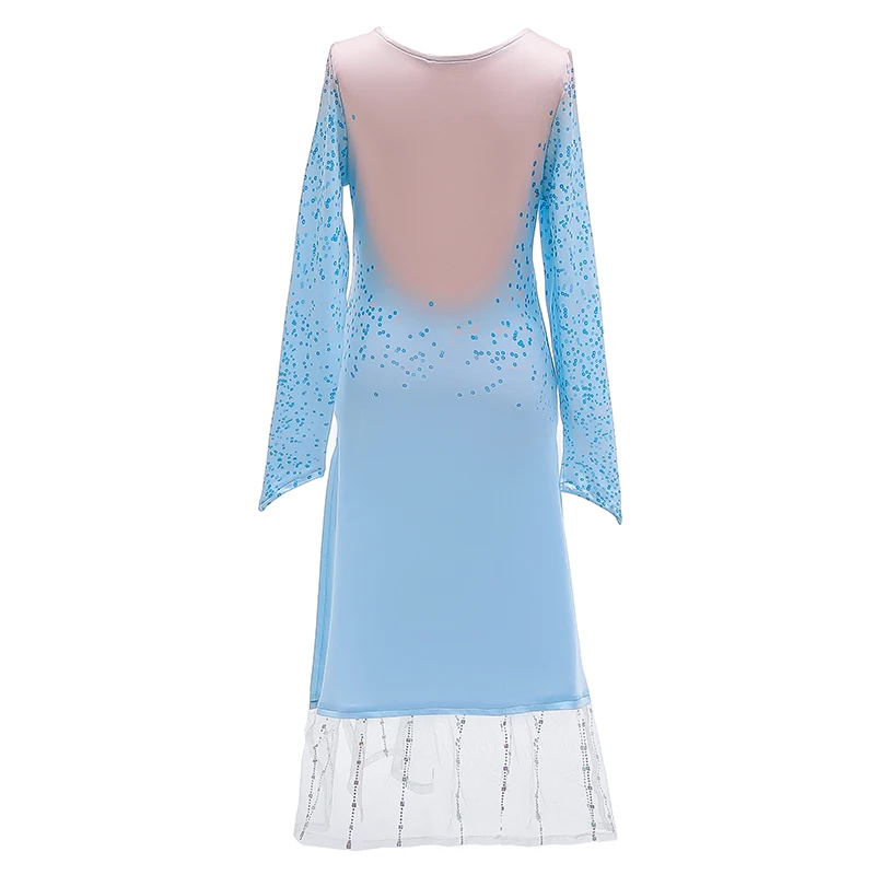 Elsa 2 Princess Dresses 2019 New Girls Dress Anna Clothing Christmas Custom Birthday Party Blue Evening | Детская одежда и обувь