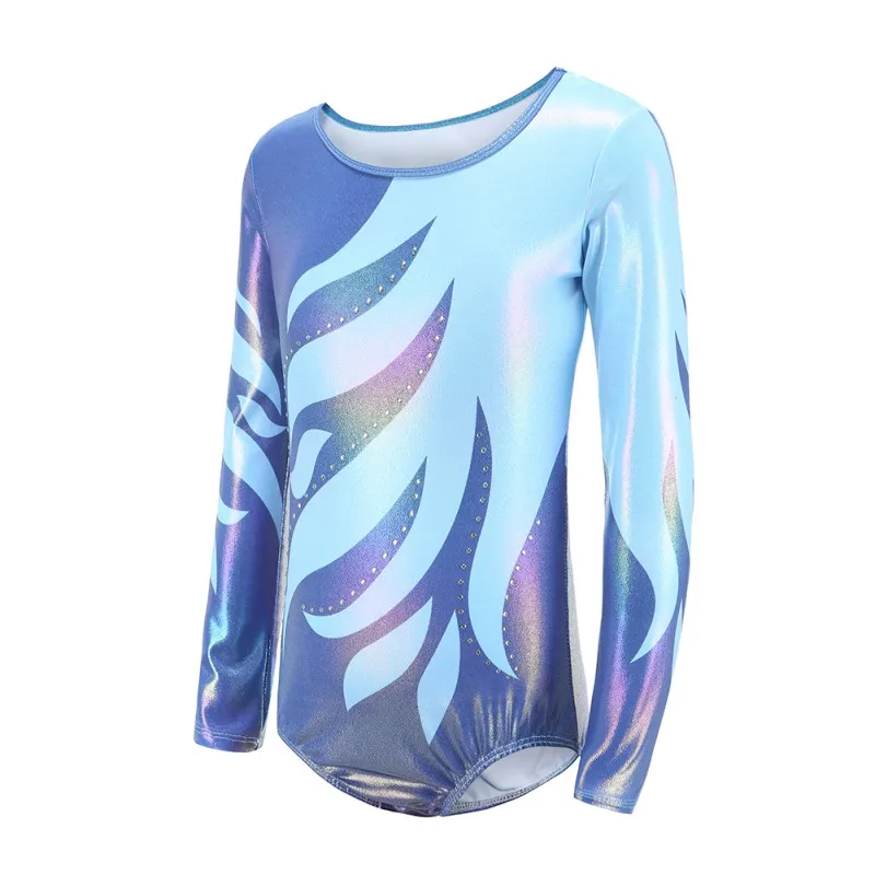 

Girl Long Sleeve Ballet Jumpsuit Dance Gymnastics Leotard Practice Children Cloth Fitness Bodybuilding Athletic Leotards