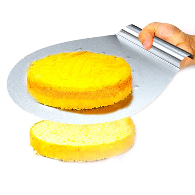Лоток для выпечки из нержавеющей стали подвижная тарелка нож пиццы лопата