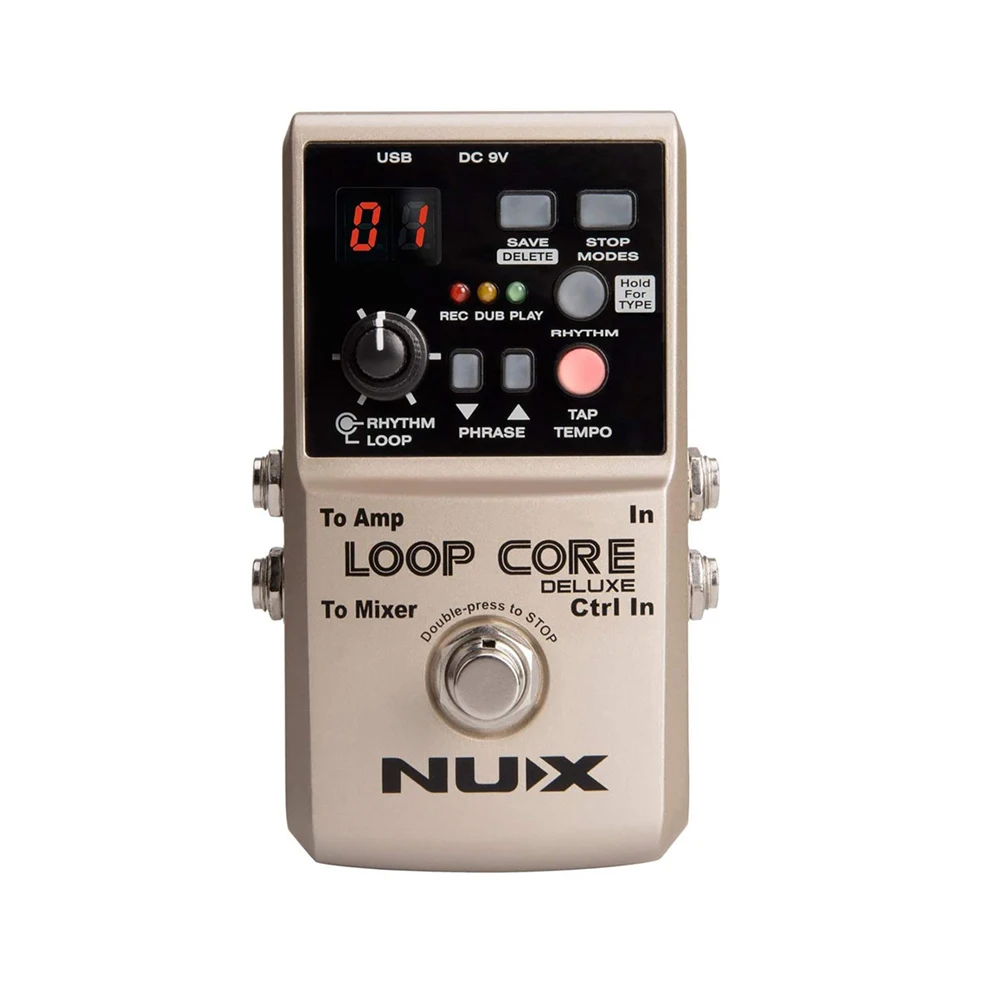 NUX Loop Core Роскошная гитара эффект педаль 24-битное звуковое воспроизведение с Лупер