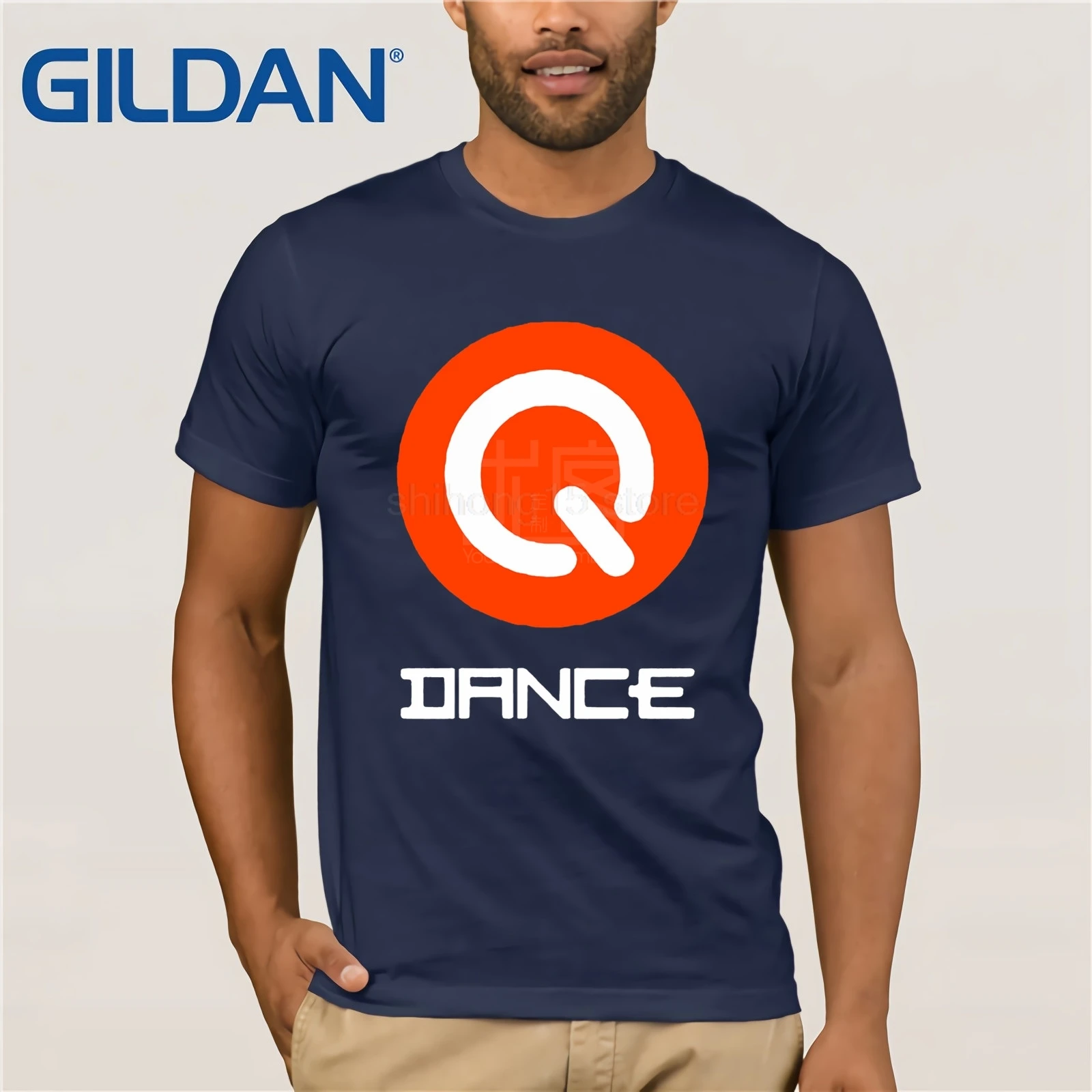LEQEMAO Мужская футболка Q DANCE ARMIN VAN BUUREN DJ Trance Music Logo Забавные футболки хлопковые топы |