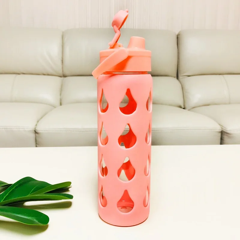 Бутылка для воды из боросиликатного стекла без БФА 22 унции|Бутылки воды| |