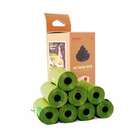 compostable dog poop bags cornstarch earth friendly 120 counts 17 micron biodegradable cat waste bags garbage bag