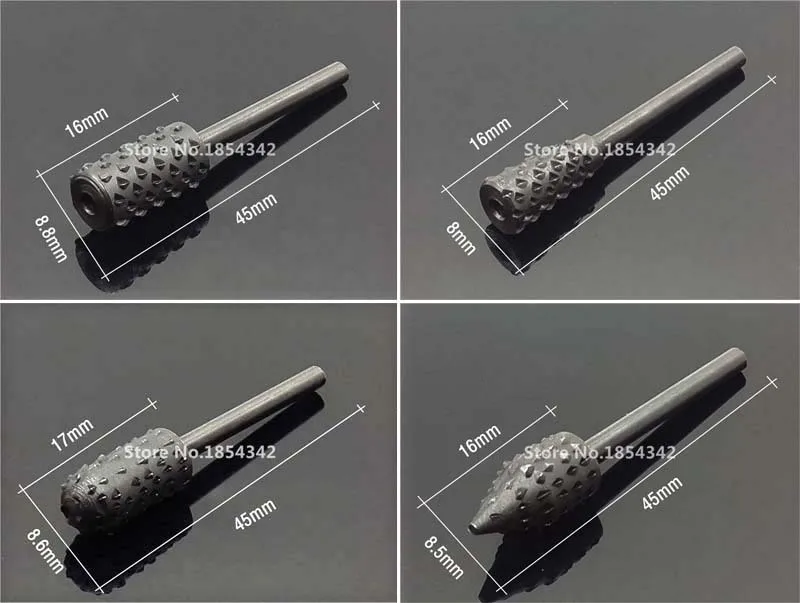 10 шт. набор вращающихся Rasp файлов 3 мм Burr биты для сверла деревообработки HSS
