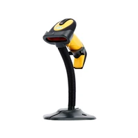 ev x2002 03ee 2d wired handheld barcode scanner usb interface with adjustable bracket yellow qr code reader rs232 inerface