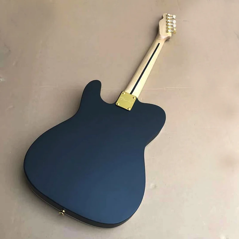 Брендовая матовая гитара золотые аксессуары цельная древесина Lele tone Бесплатная