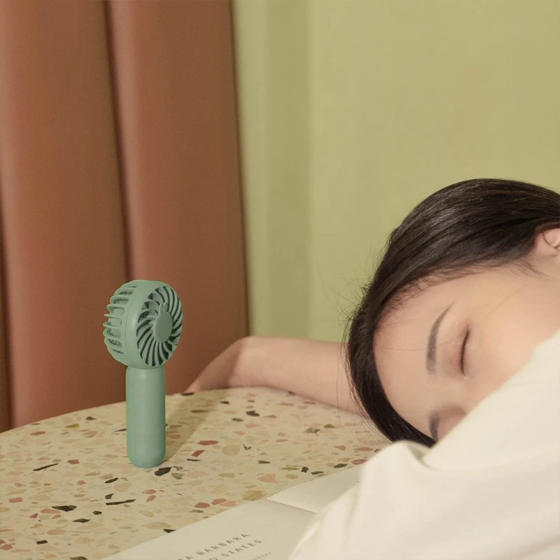 

Портативный мини-вентилятор H7JF, USB портативный Электрический 3-скоростной персональный маленький карманный вентилятор, тихий для дома, спал...