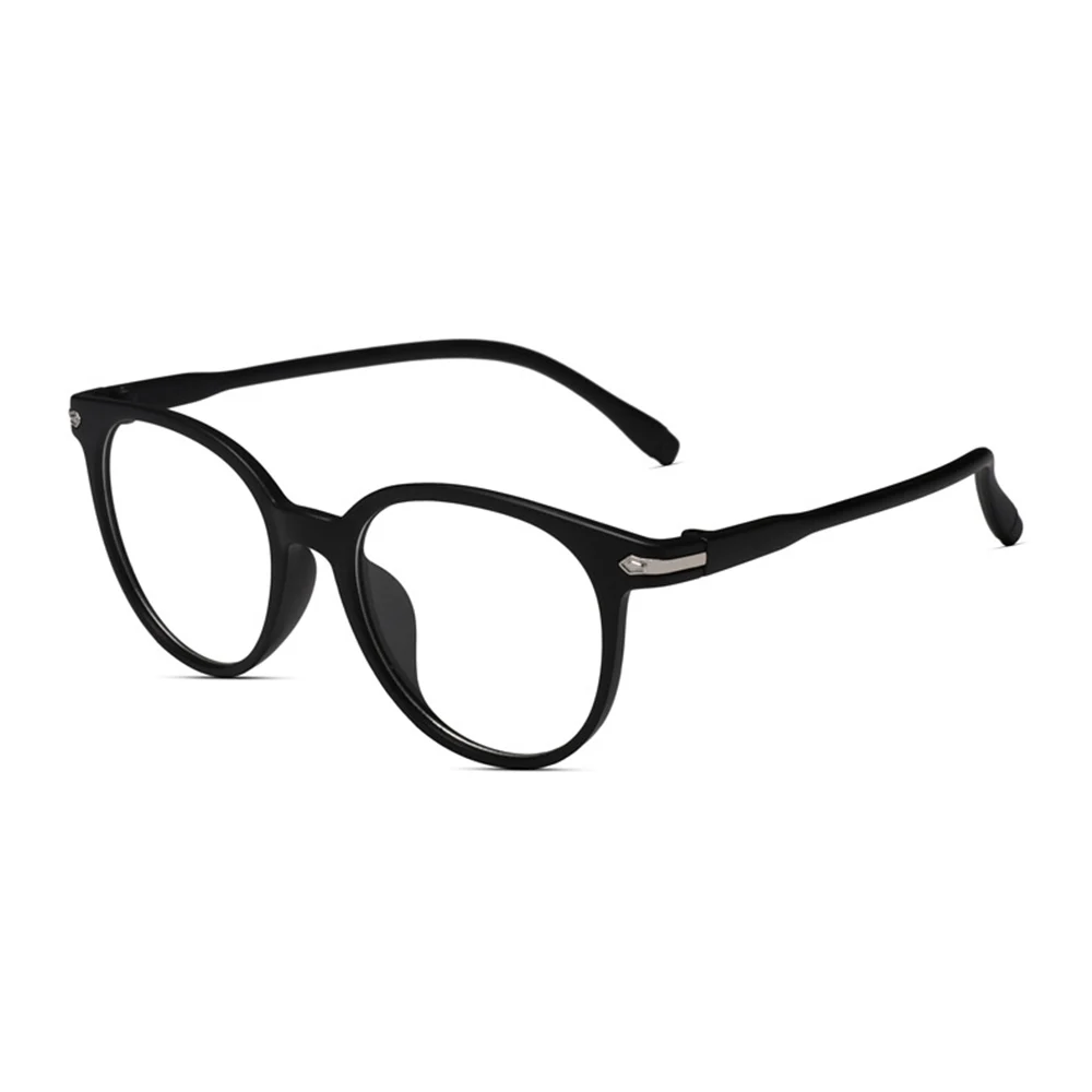 

Retro Mens Glasses Frame Fashion Computer Eyeglasses Frame Women Anti-blue Light Transparent Clear Pink Plastic Frame