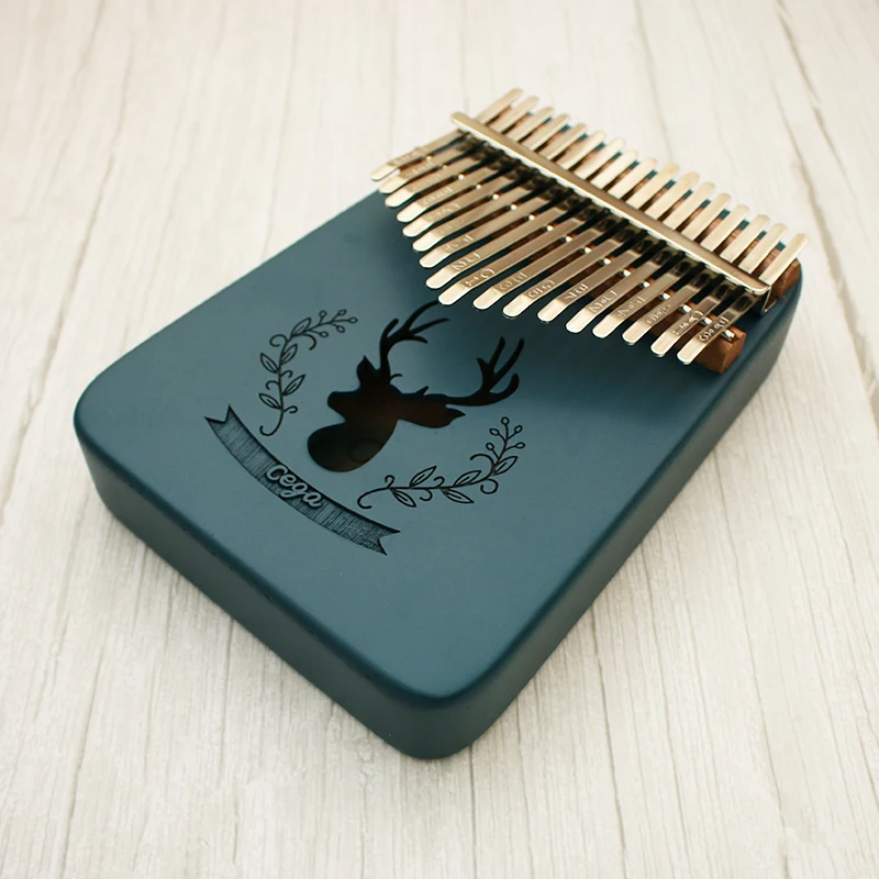 17 клавишный палец калимба Paino Mbira Sanza большой палец пианино карманный размер поддерживающая сумка Cega клавиатура Marimba деревянный музыкальный инструмент
