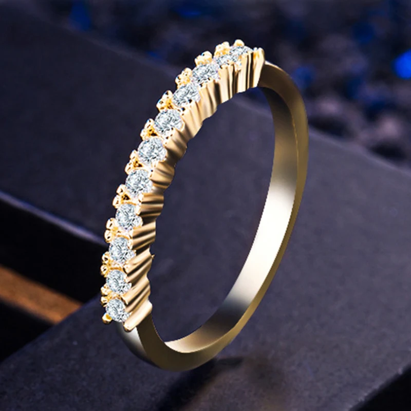 2 цвета розовое золото/Rhod кольцо обручальное модное бутик ювелирные изделия