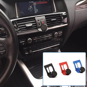 3 colors for bmw x3 x4 f25 f26 2010 2016 aluminum alloy mobile phone holder navigation bracket car accessories free global shipping