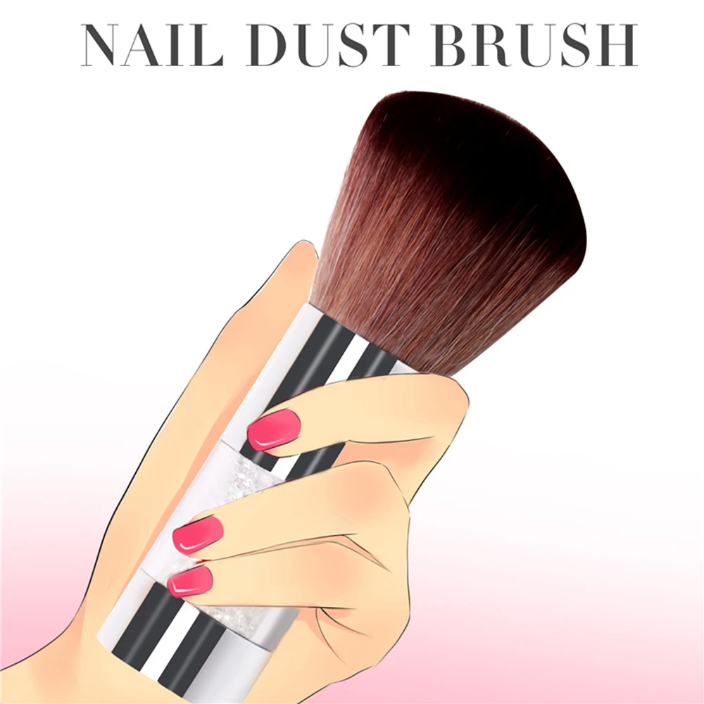 1 шт. щётка для очистки от пыли ногтей|Кисти ногтей| |