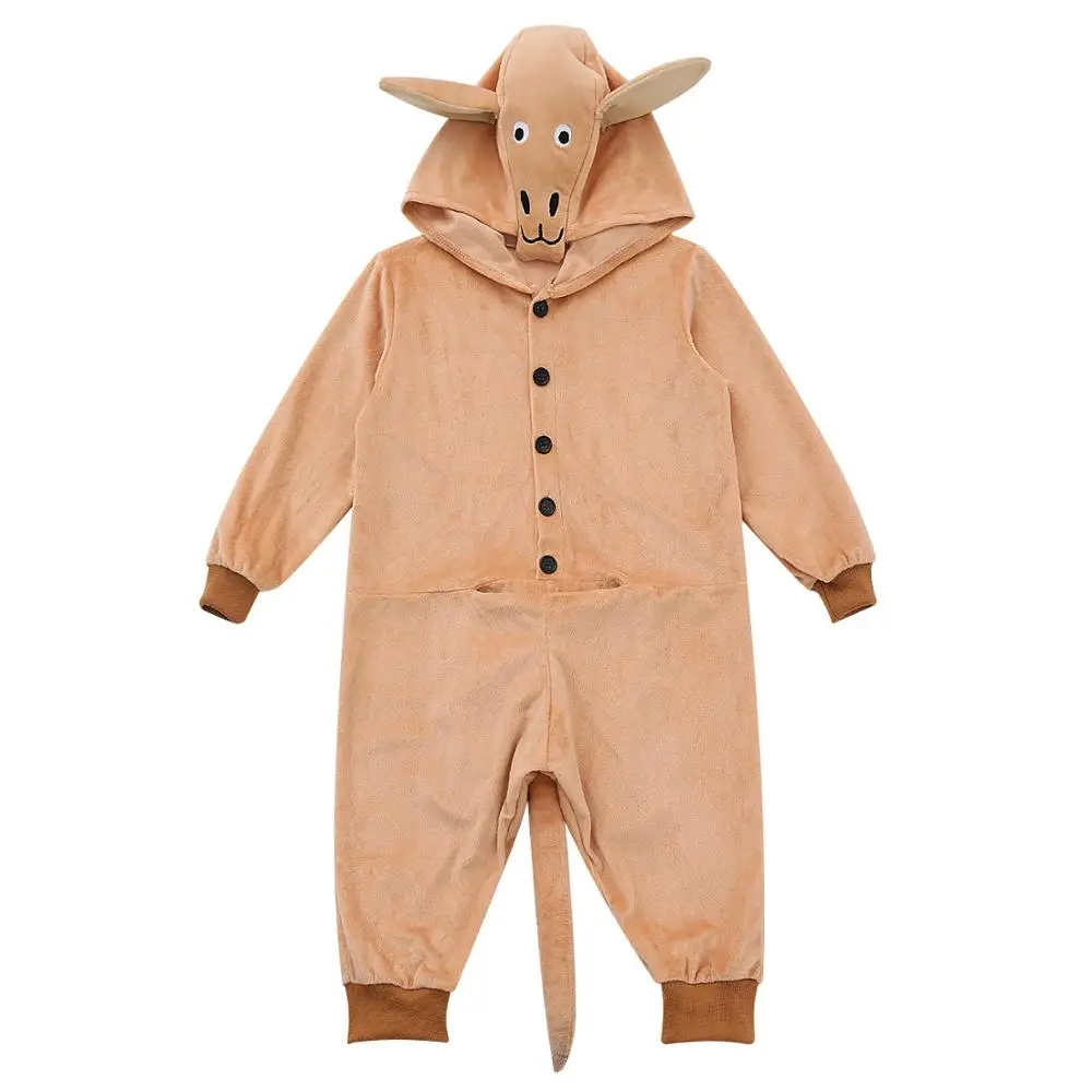 

Child kangaroo Costume with kangaroo baby Girls Animal Cosplay Halloween Christmas Festival Party Suit Kids Funny Cute Outfit