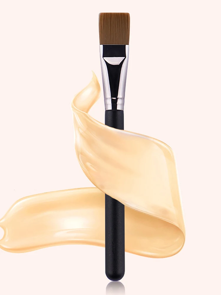 Черные медные кубические кисти ультра тонкая деревянная ручка для теней век