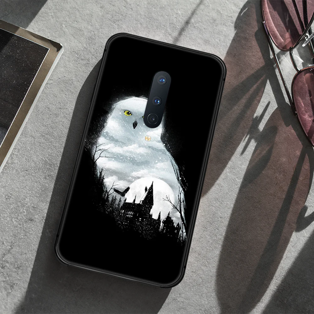 

Harries Potter Phone Case Cover Hull For 1+ Oneplus 5T 6 6T 7 7T 8 8T Pro black Cover Painting Bumper Tpu Etui Fashion Shell 3D