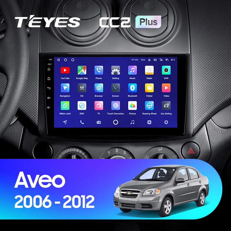 TEYES CC2L и CC2 Plus Штатная магнитола For Шевроле Авео T250 рестайлинг Chevrolet Aveo 2006 - 2012 Android