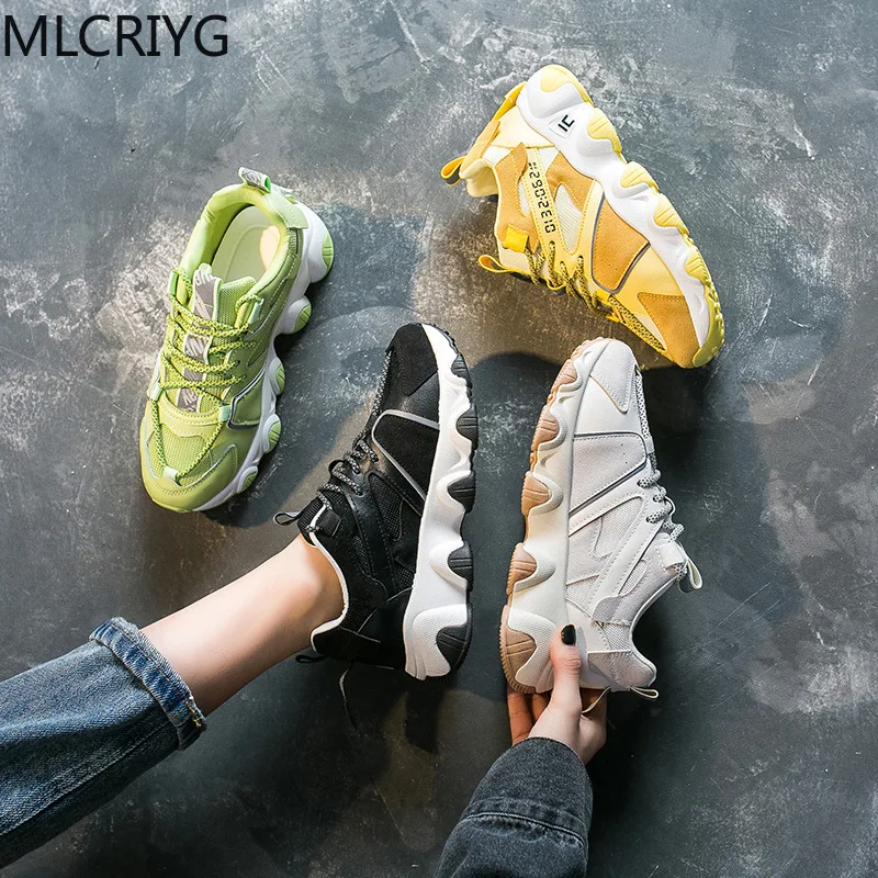 Женские кроссовки-столбики модная обувь для торта с губкой basket femme