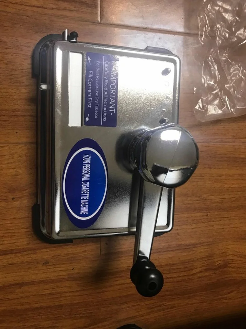 

Free Shipping For 6.5mm Tube Manual Tobacco Rolling Machine Cigarette Maker Injector Smoking Tool Accessories Gift for Men