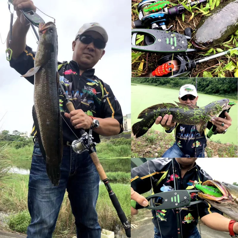 

High Quality Stainless Steel Fishing Gripper Fish Grip Lip Clamp Grabber Fishing Plier Fishing Tackle Gripper Accessory