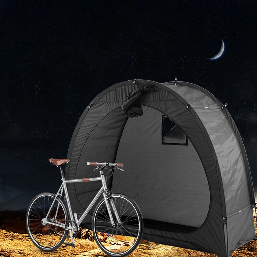 

Outdoor Bike Tent Bike Storage Shed 190T Bicycle Storage Shed With Window Design Outdoors Camping Tent
