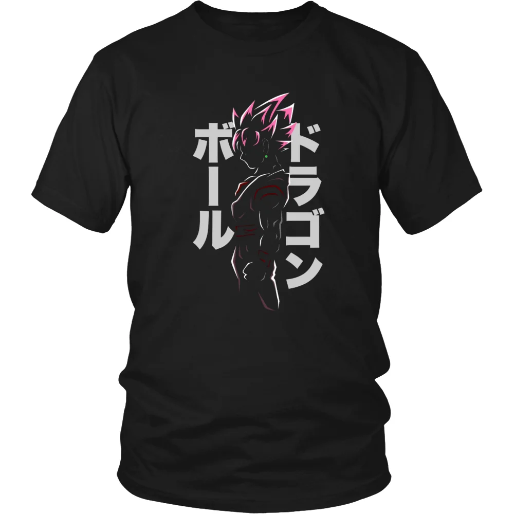 Гоку черный розовая рубашка-слитный Zamasu Футболка-DBS пуловер Толстовка розовый