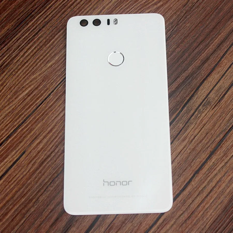 Для huawei Honor 8 крышка батареи Задняя стеклянная панель Задняя Дверь Корпус чехол для Honor 8 Lite крышка батареи+ кнопка отпечатков пальцев