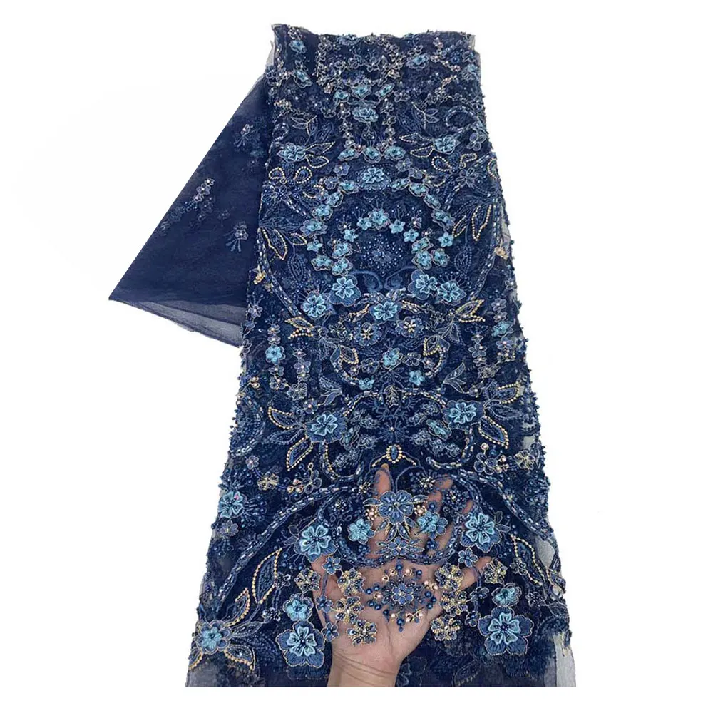 Африканская французская кружевная ткань 2020 Высококачественная вышивка с ручной