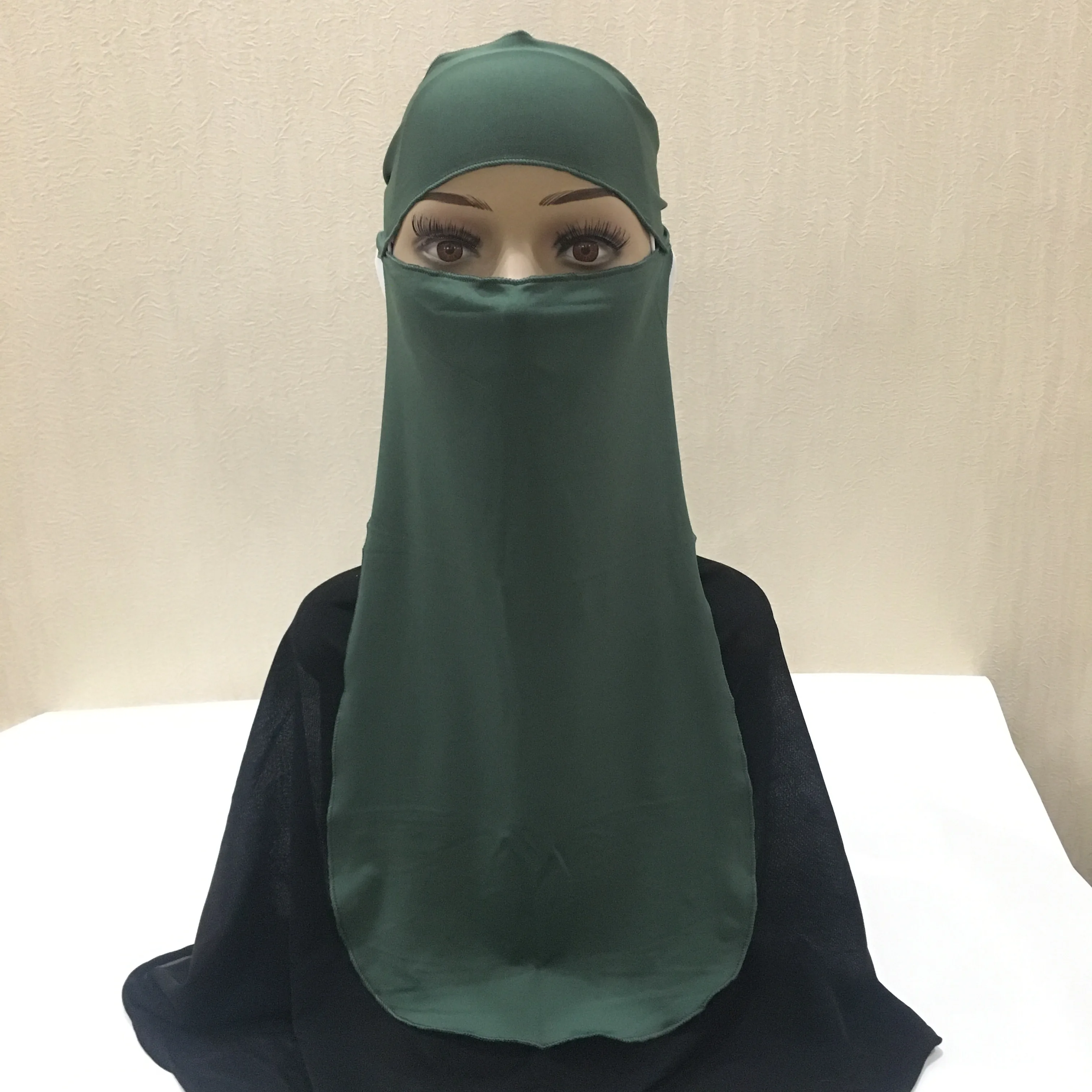 Высококачественная мусульманская вуаль Niqab H212 однослойная ткань мерил маска для