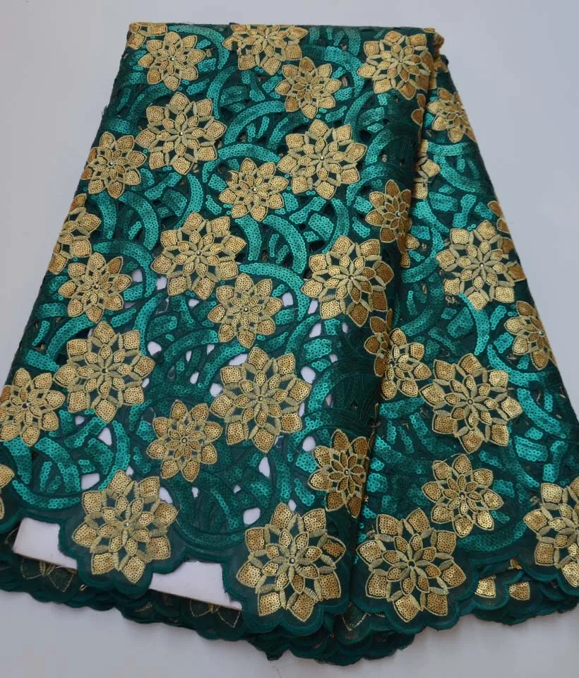 

Latest Royal blue High Quality Nigerian Sequins Lace Fabric Embroidered African Lace Fabric French Sequins Lace Fabric For Party