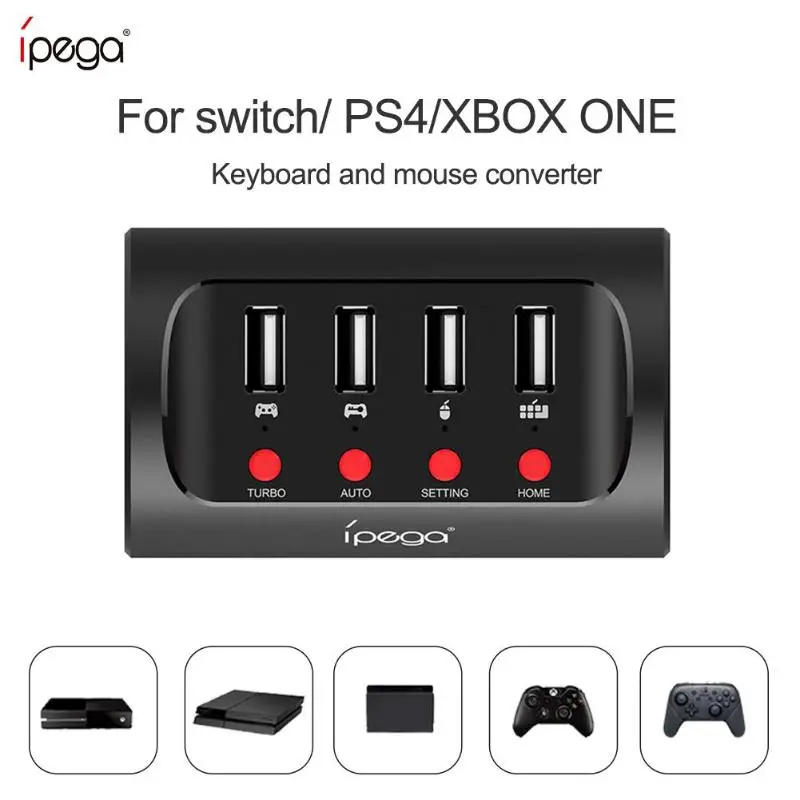 

iPega PG-9133 Mouse Converter Adapter for N Switch Game Console Wired Keyboard Accoseries For for PS4 XBOX ONE