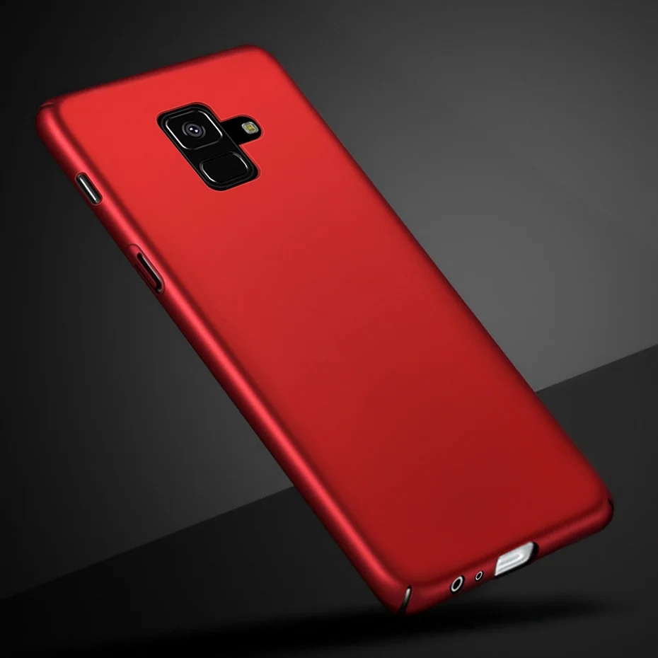 Red Для samsung Galaxy A6 чехол Роскошный Жесткий Чехол для samsung Galaxy A6 чехол для телефона для samsung A6 A 6 Plus Funda - Цвет: Red