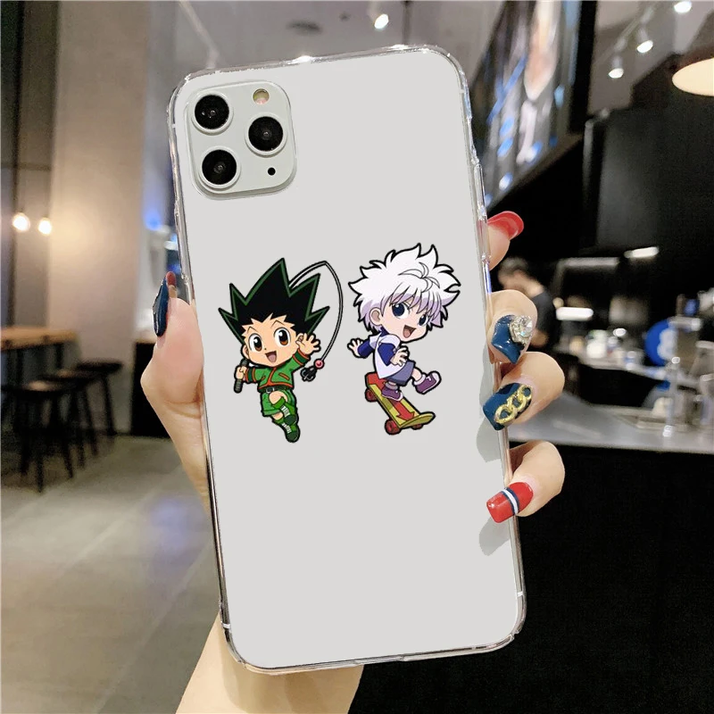 HUNTER x HxH Гон хоть аниме Мягкий силиконовый чехол для телефона в виде ракушки