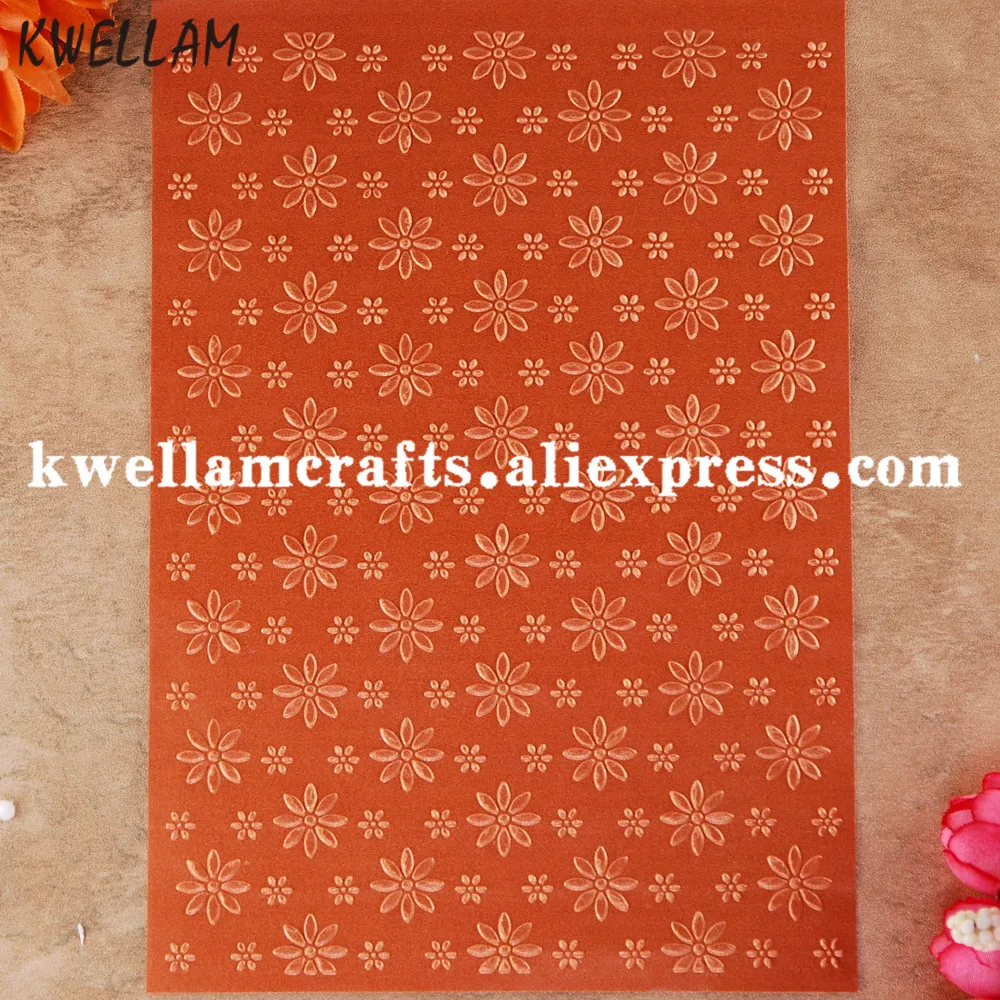 Цветы Пластиковые тиснение папка для скрапбукинга DIY альбом карты инструмент