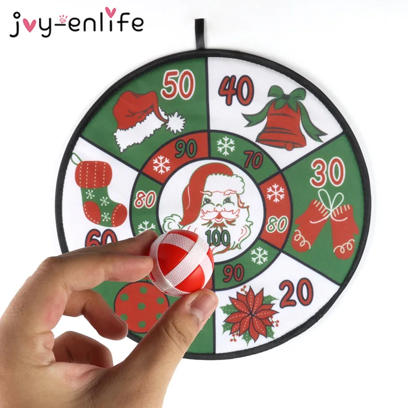 

Christmas Game Christmas Ball throwing game Christmas Gift for Kids Navidad 2020 Natal New Year Gift Game Darts Xmas Decor Noel