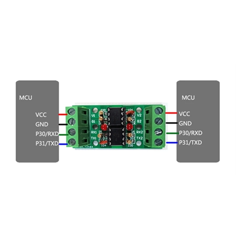 UART,     6N137,      PCB,