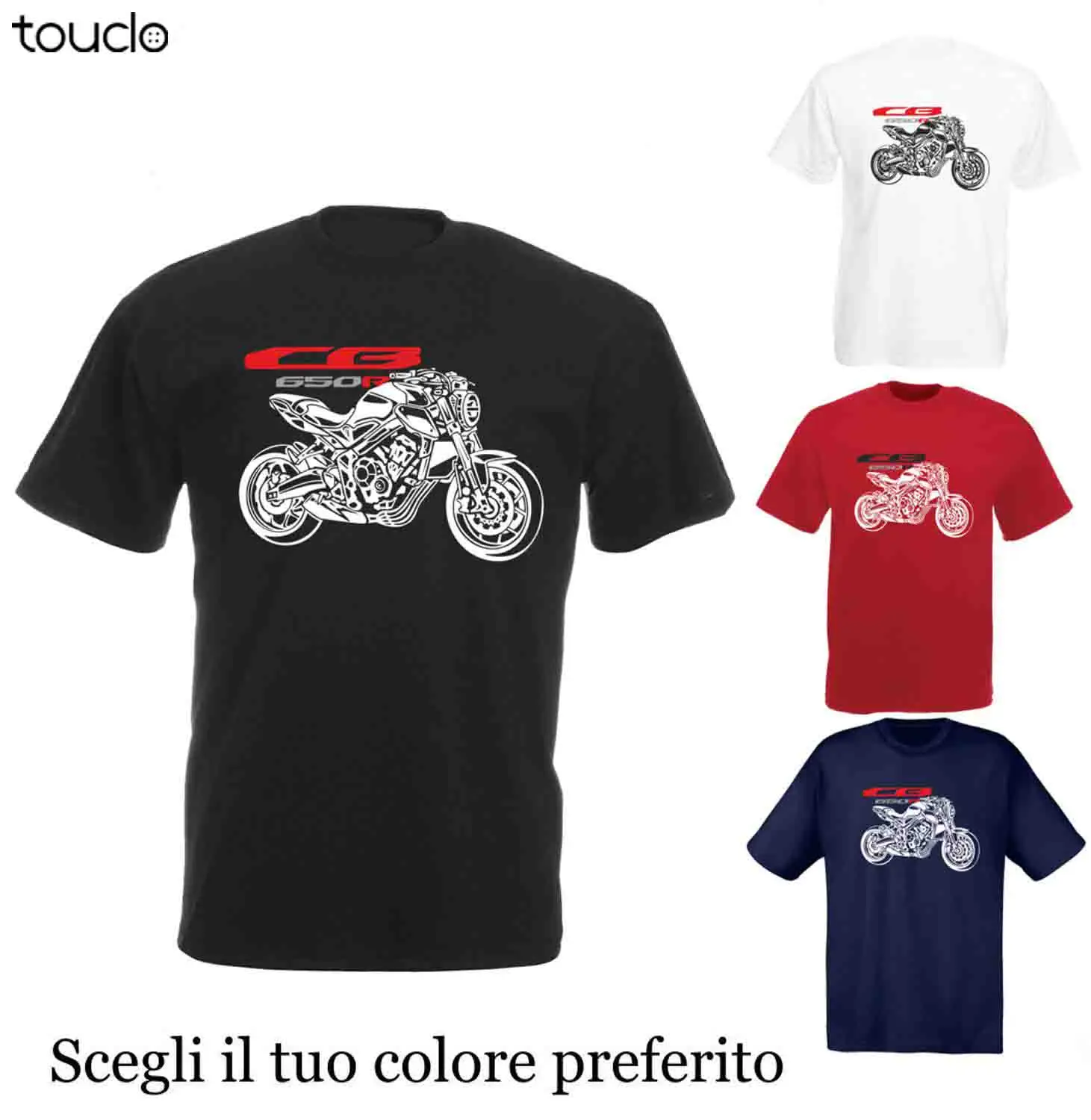 

Fashion T-Shirt Knit Cotton T Shirt Motorcycle Moto Hon Cb650R Cb 650 R Tees