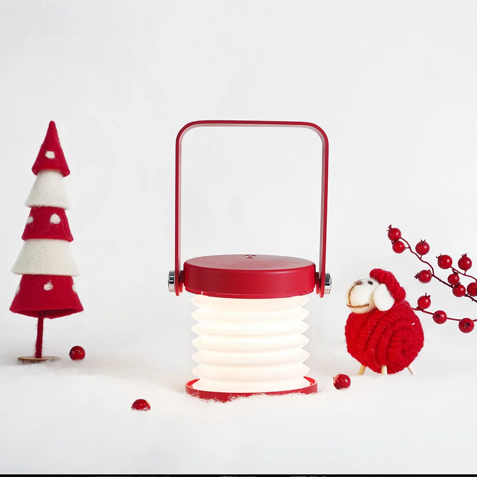 

LED Night Light foldable children's reading light bedroom bedside lamp desk lamp outdoor camping lamp power storage walking lamp