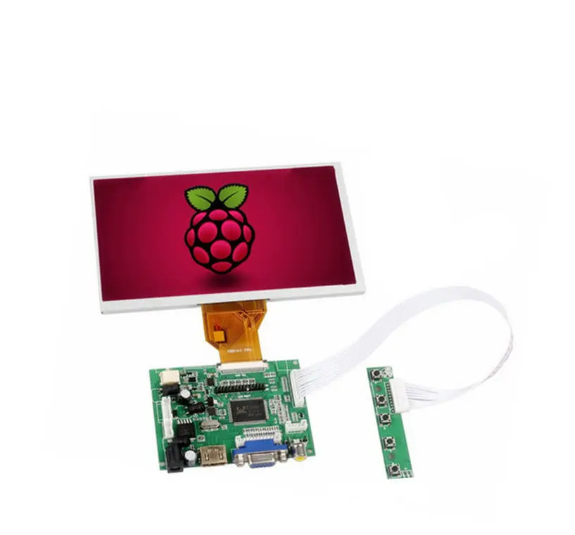 7 дюймов 8 дюймов 9 дюймов TFT ЖК-дисплей модуль экран монитор с HDMI+ VGA+ 2AV драйвер платы для Raspberry Pi