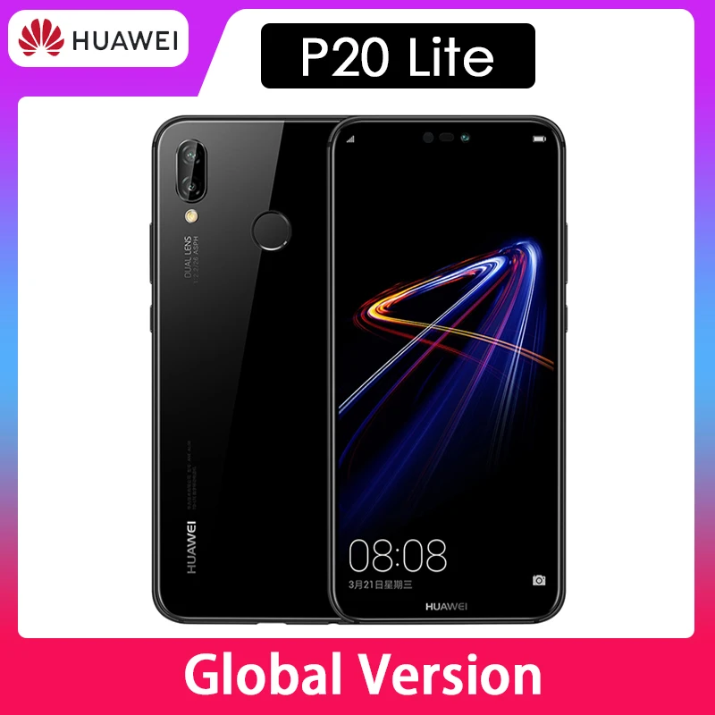 Huawei P20 Lite смартфон с 5 5-дюймовым дисплеем Android 84 24 МП  Мобильные телефоны