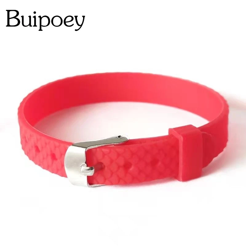 Лидер продаж силиконовый ремешок резиновый браслет для женщин DIY 10 мм красочные